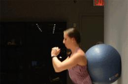 Лечебная физкультура с использованием фитбола (видео) Фитбол упражнения для тренировок